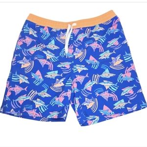 Chubbies Youth XL 18/20 Daddy Shark Swim Trunks